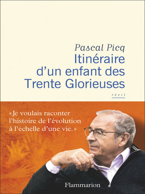 cover image of Itinéraire d'un enfant des Trente Glorieuses